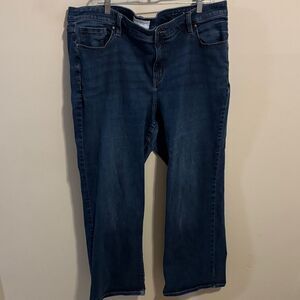 Lane Bryant size 22 mid rise boot cut jeans